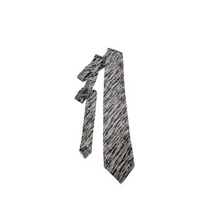 DESIGNER Missoni Cravatte Silk Necktie Men's Brown Gray Abstract Designer Italy‎